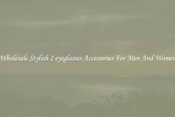 Wholesale Stylish 2 eyeglasses Accessories For Men And Women
