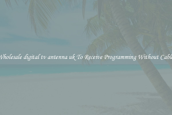 Wholesale digital tv antenna uk To Receive Programming Without Cables