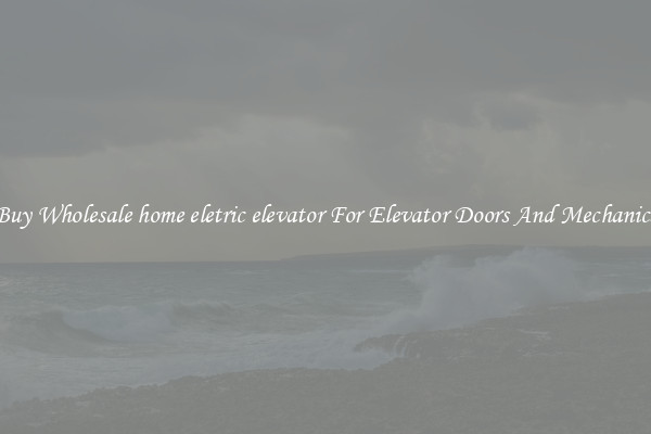 Buy Wholesale home eletric elevator For Elevator Doors And Mechanics