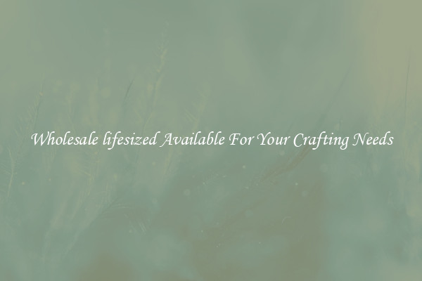 Wholesale lifesized Available For Your Crafting Needs