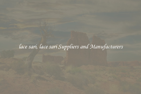 lace sari, lace sari Suppliers and Manufacturers