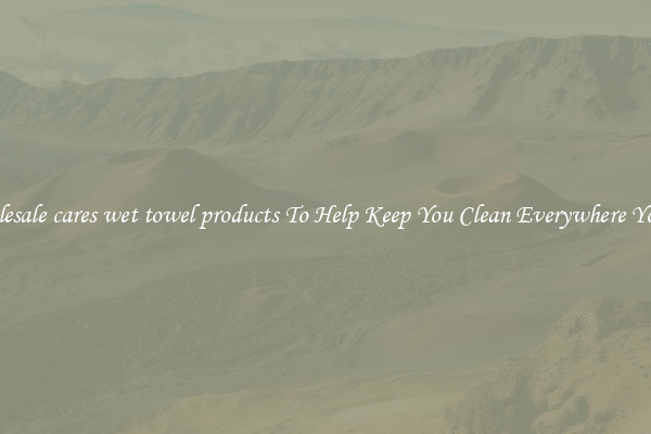 Wholesale cares wet towel products To Help Keep You Clean Everywhere You Go